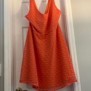 PLUS SIZE Coral Dress